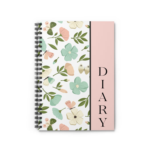 Spring Week To View Wire Bound Diary - Undated