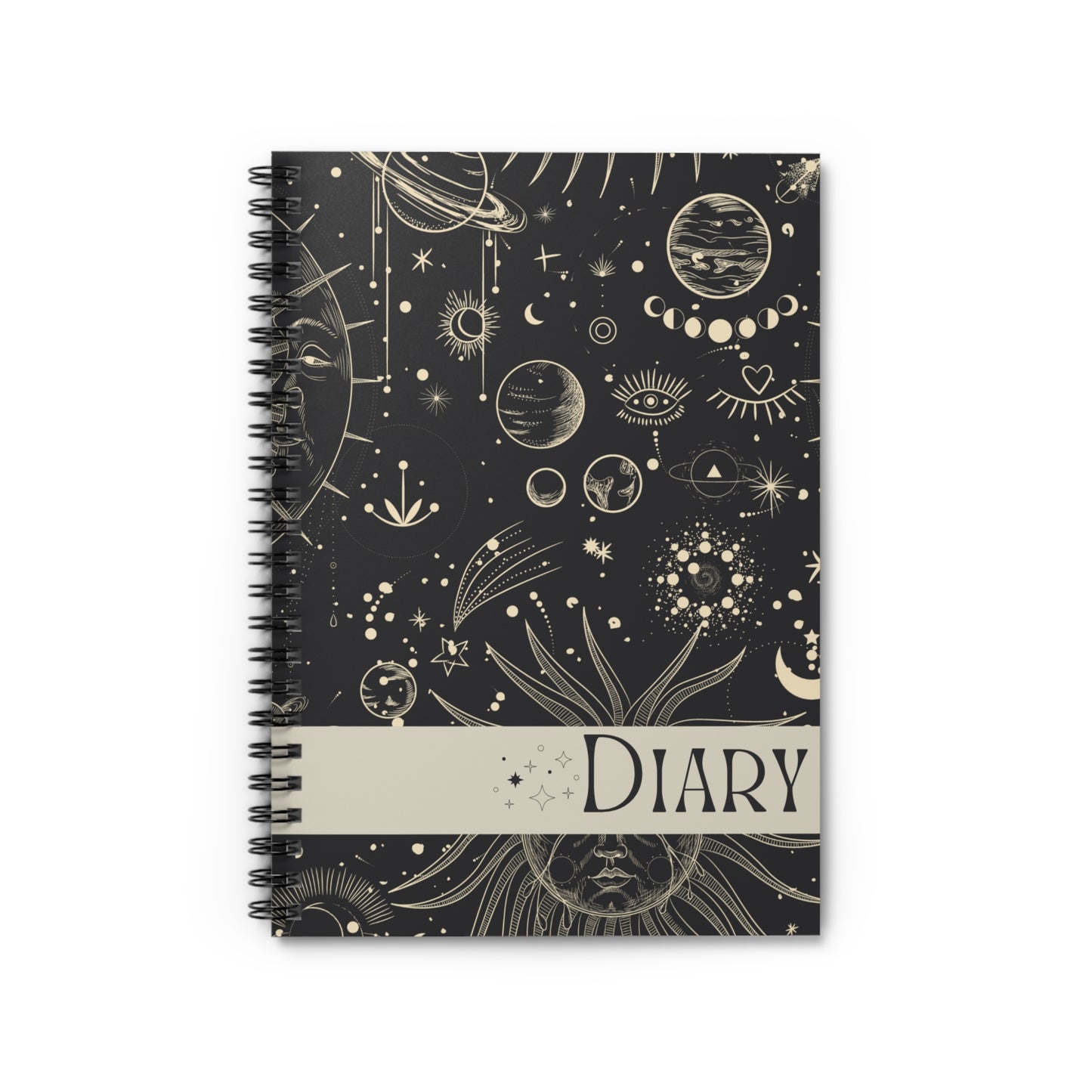 Celestial Week To View Wire Bound Diary - Undated
