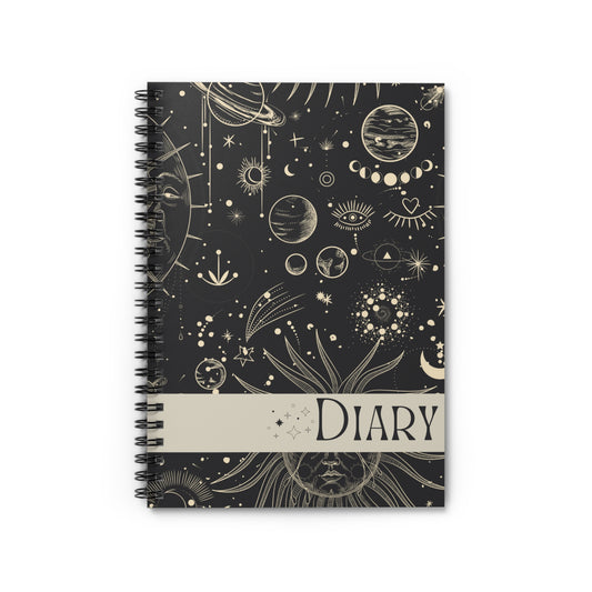 Celestial Week To View Wire Bound Diary - Undated