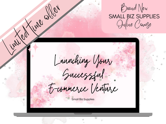 Launching Your Successful E-Commerce Venture Course