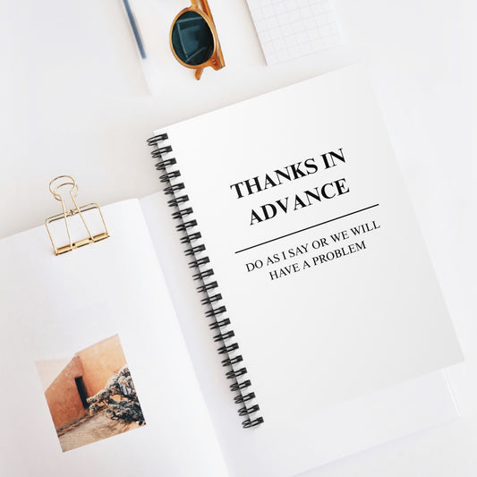 Thanks In Advance - Sarcasm Notebook