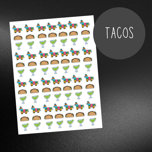 Tacos Planner Stickers