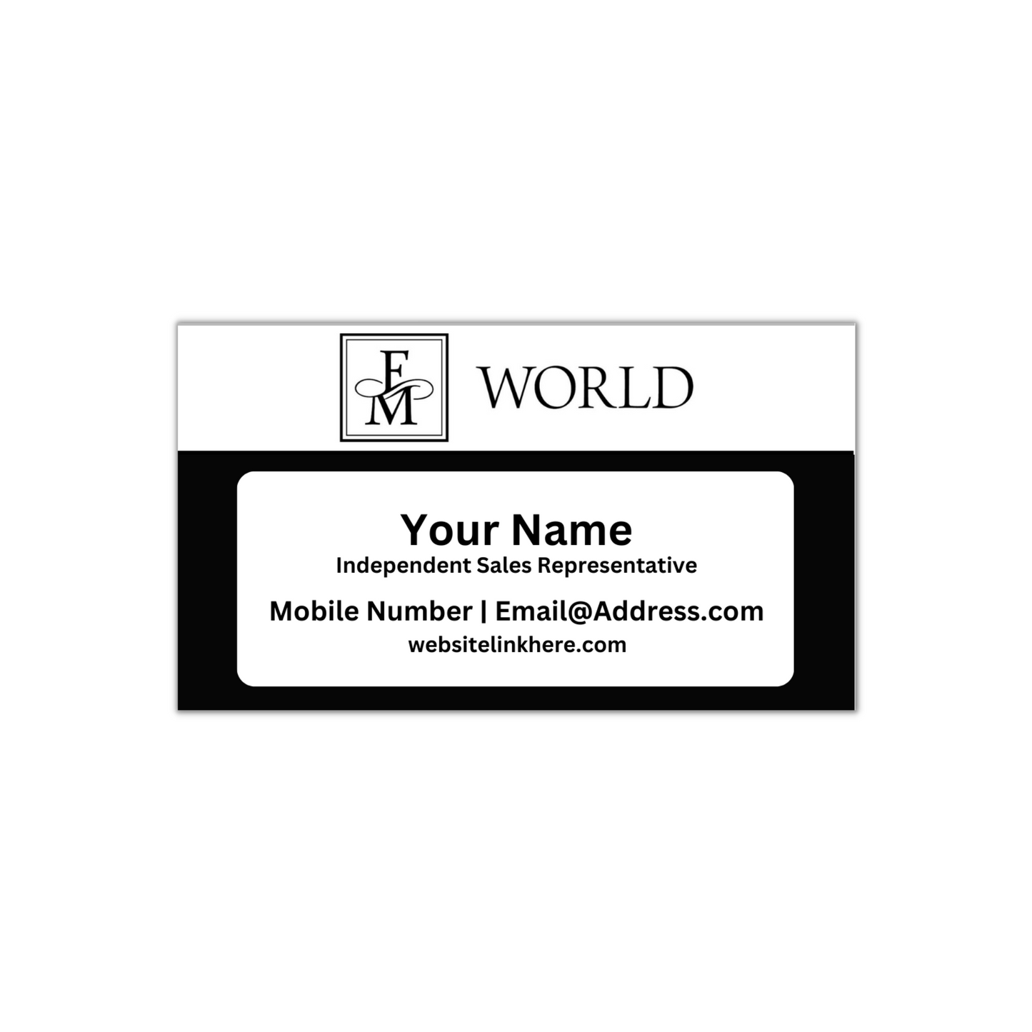 FM World Business Sticker - Network Marketing