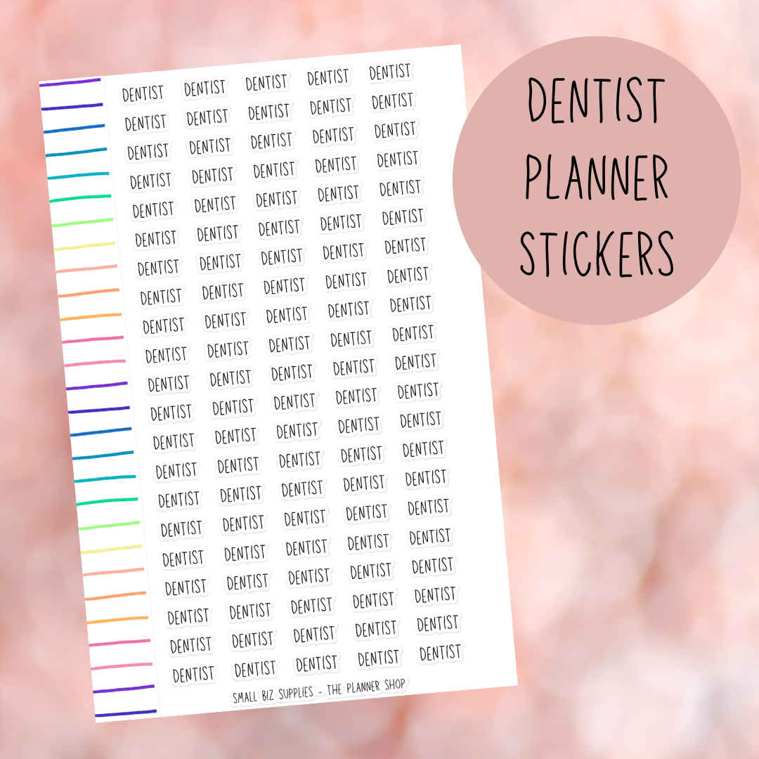 Dentist Planner Stickers