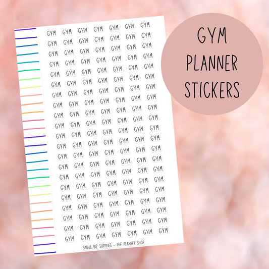 Gym Planner Stickers