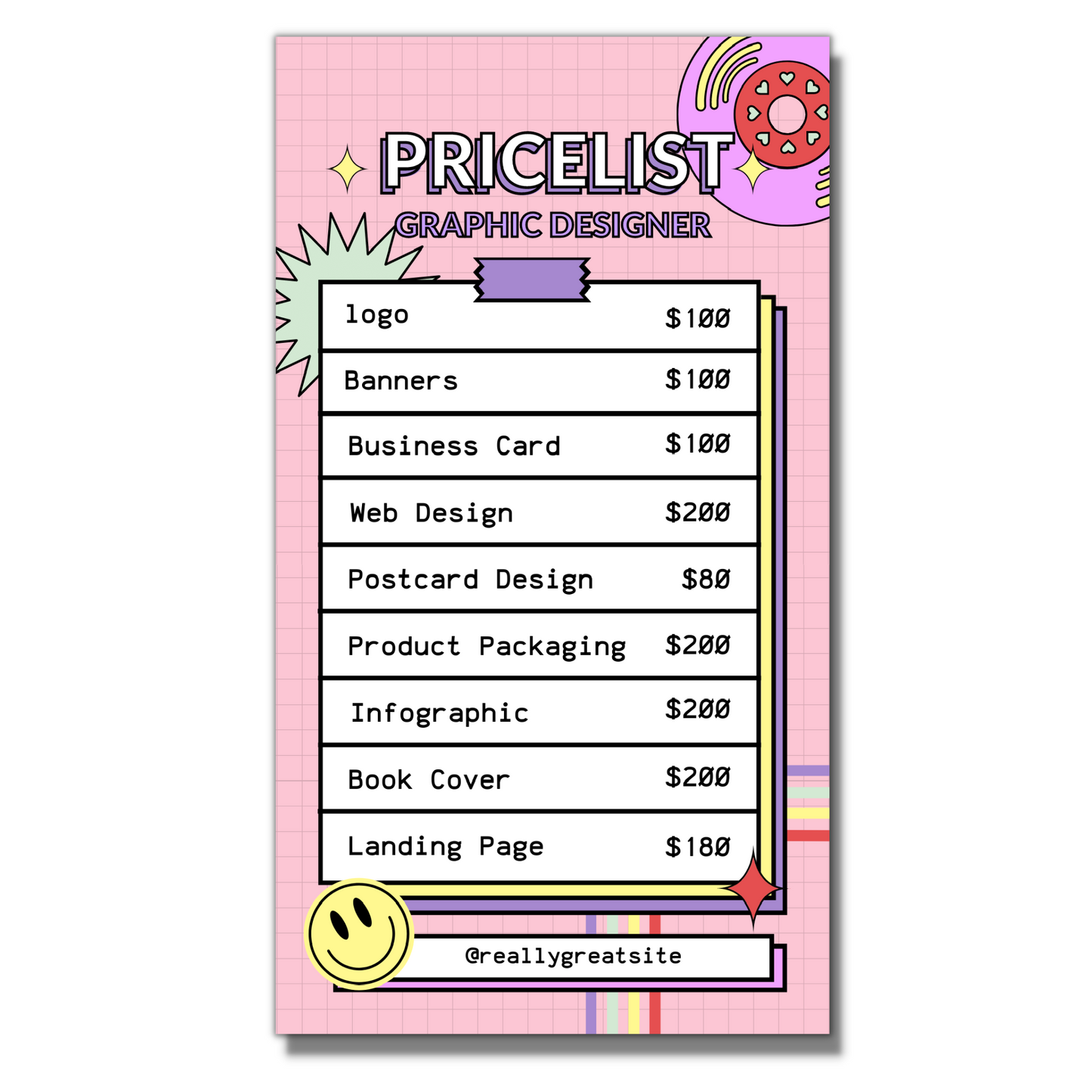 Price List - Custom