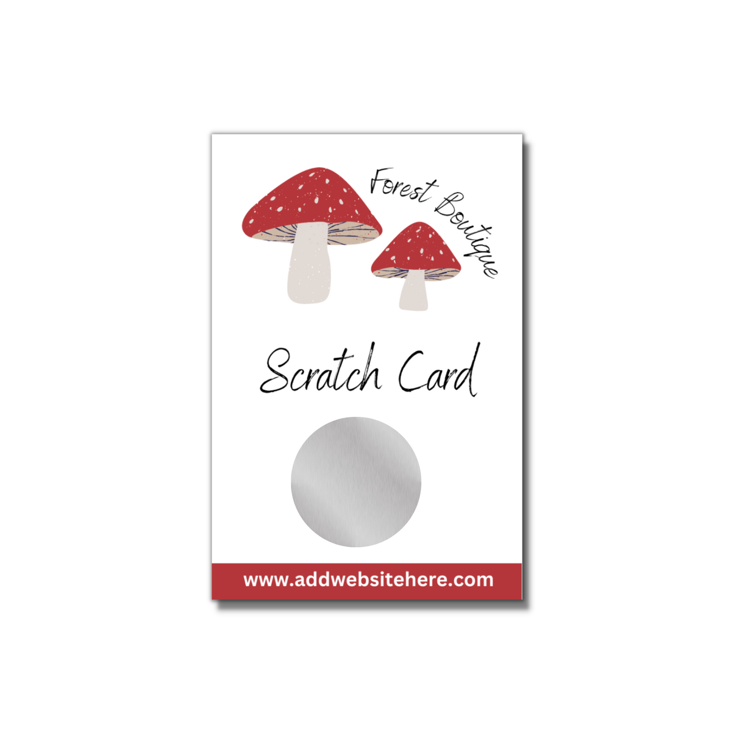 Scratch Cards - Custom Logo