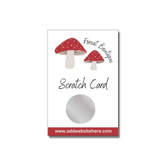 Scratch Cards - Custom Logo