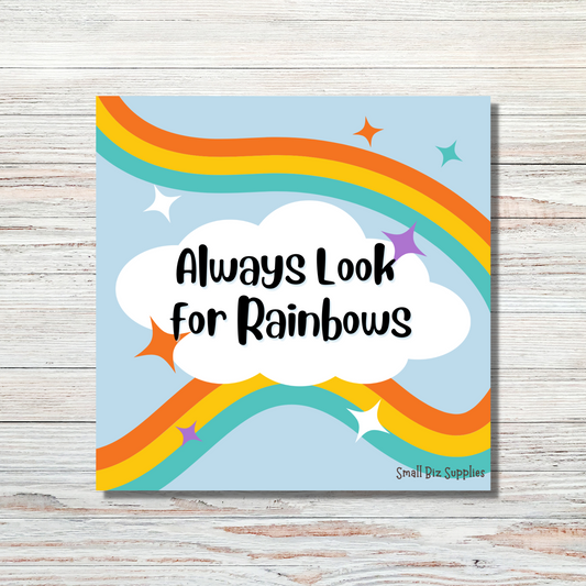 Always Look For Rainbows Affirmation Cards Pack