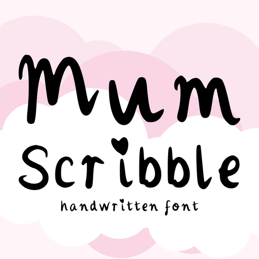 Mum Scribble - Handwritten Font