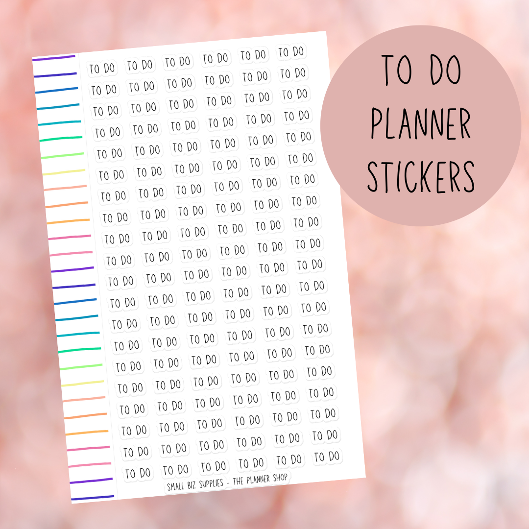 To Do Planner Stickers