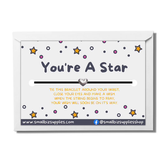 You're A Star Wish Bracelet With Envelope