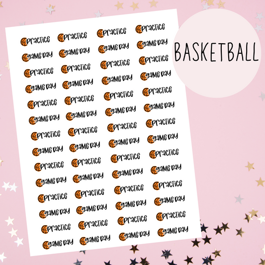 Basketball Planner Stickers