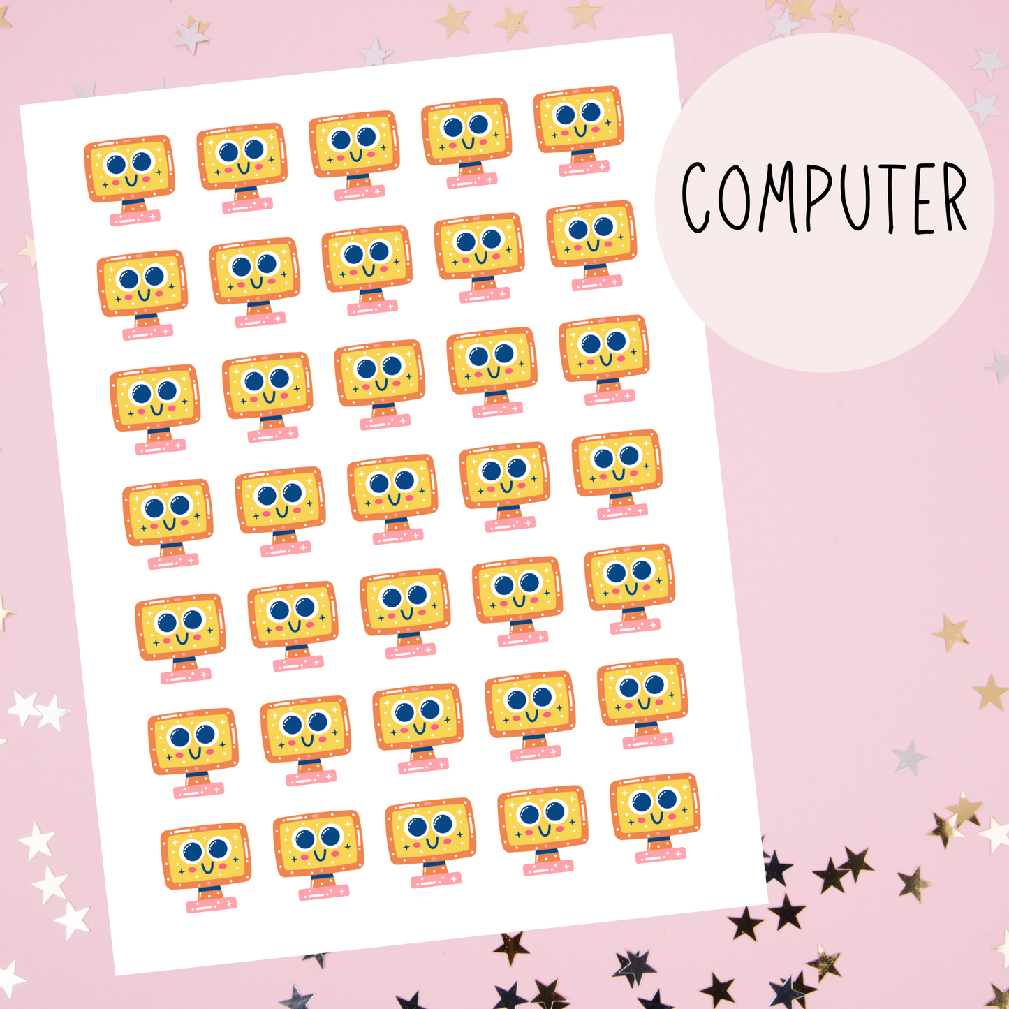 Computer Planner Stickers