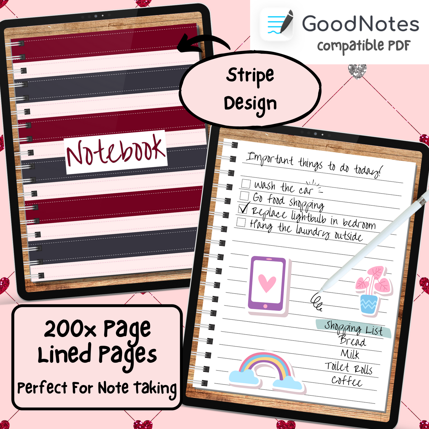 Stripe Digital Notebook