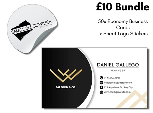 Business Card & Sticker £10 Bundle
