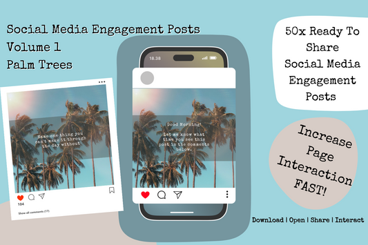 FREE Social Media Engagement Posts - Palm Trees