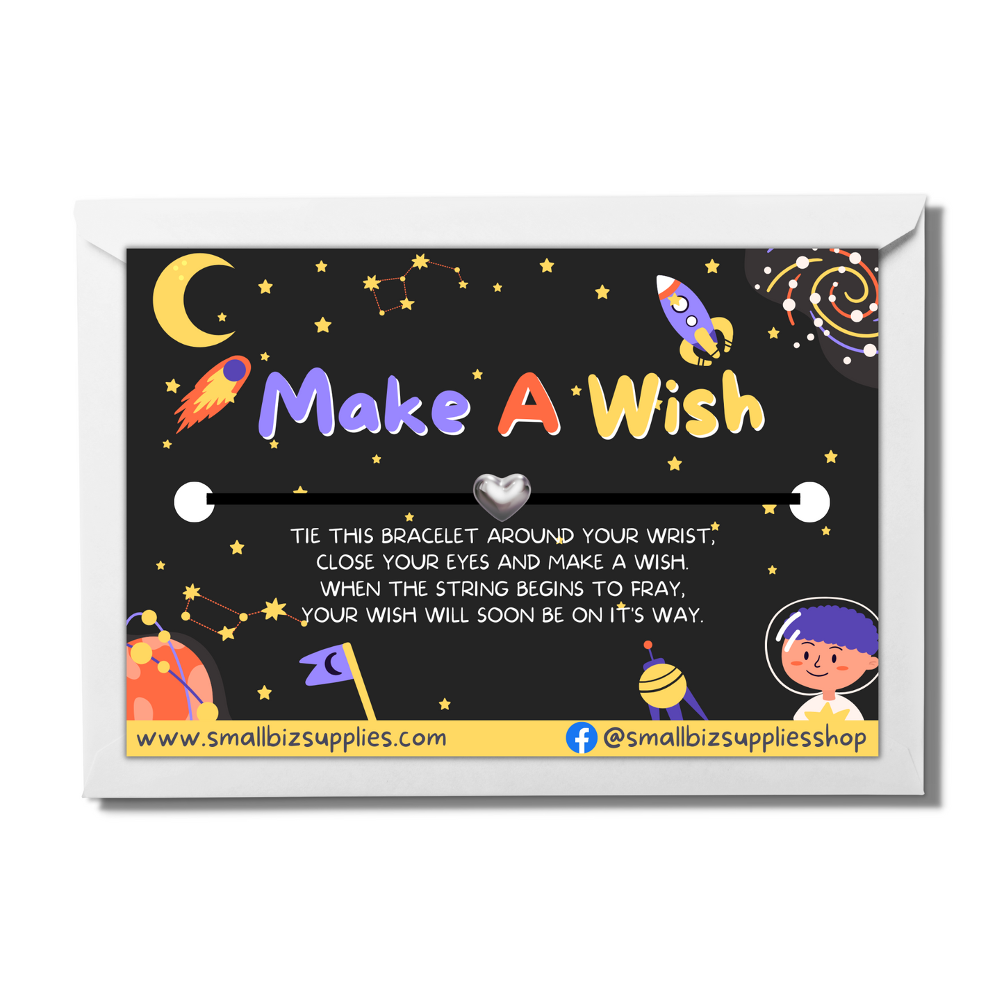 Make A Wish Wish Bracelet With Envelope