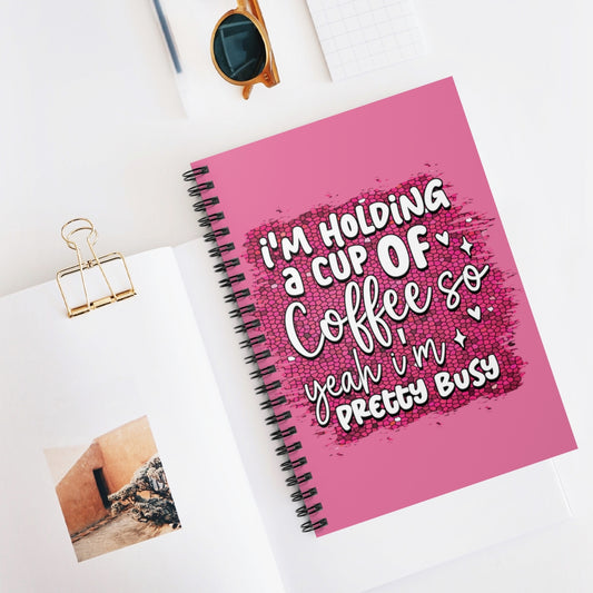 Cup Of Coffee Sarcasm Lined Notebooks