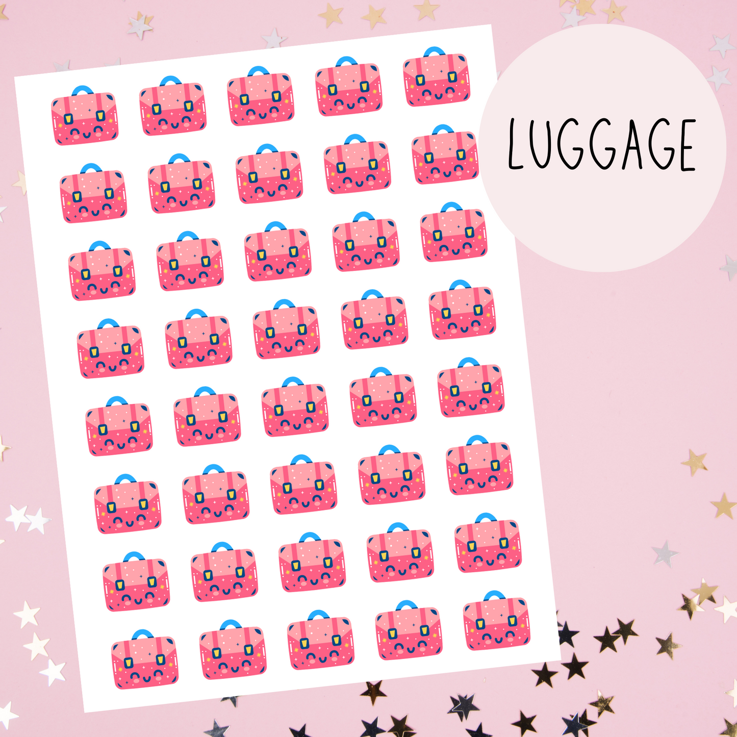 Luggage Planner Stickers