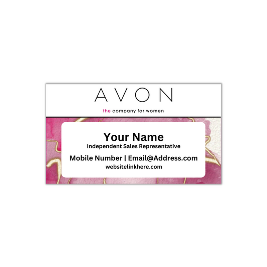 Avon Business Card - Independent Representatives / Network Marketing