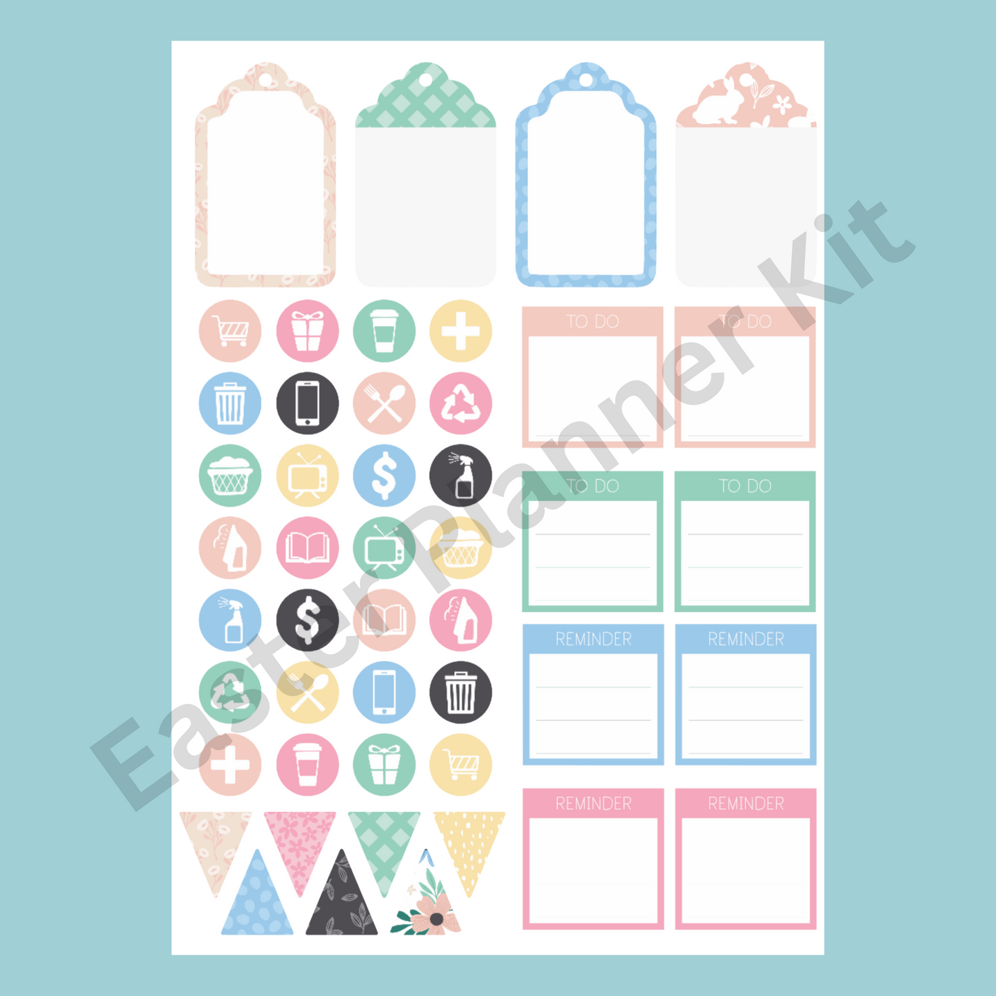 Easter Kit Planner Stickers