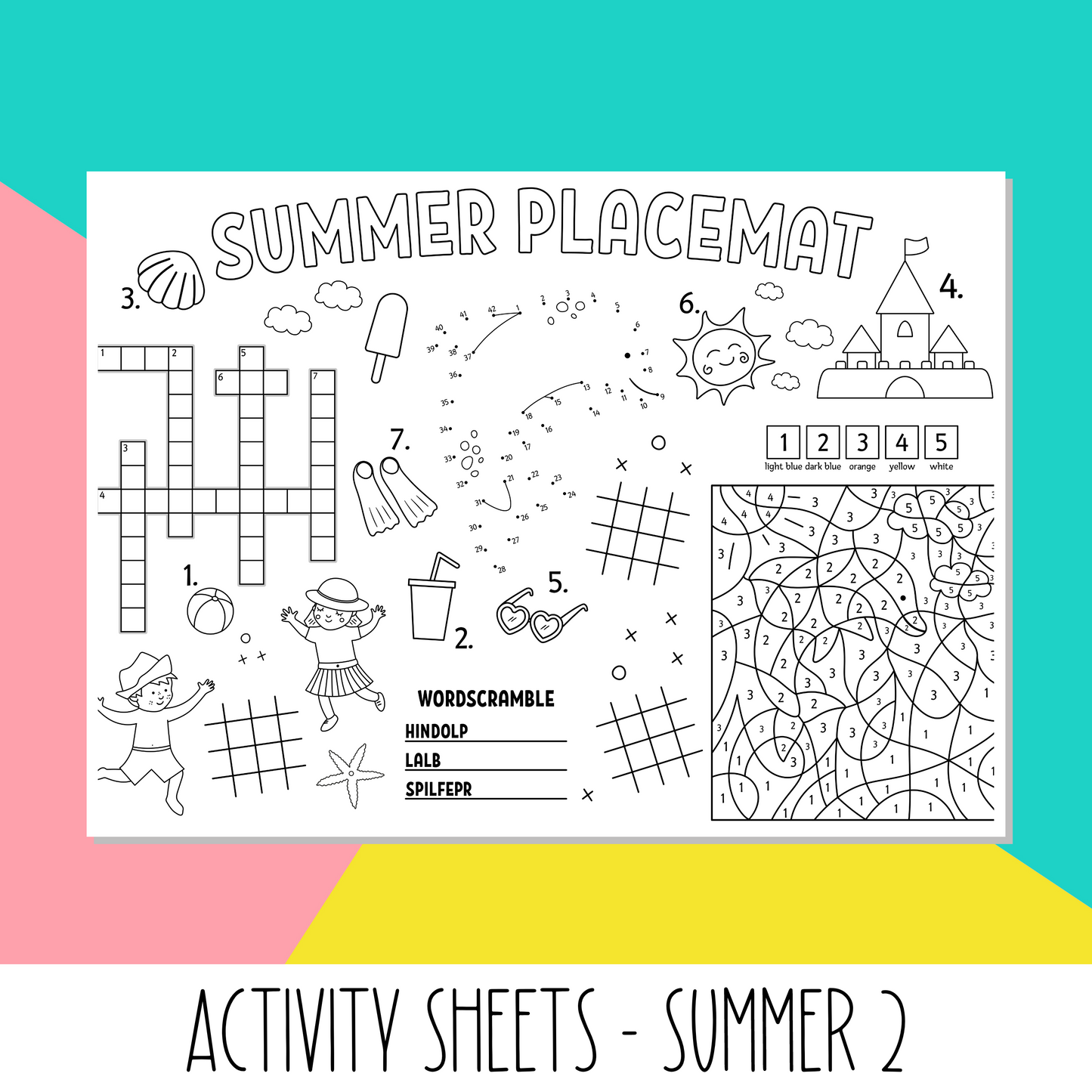 Kids Activity Sheets - Summer 2