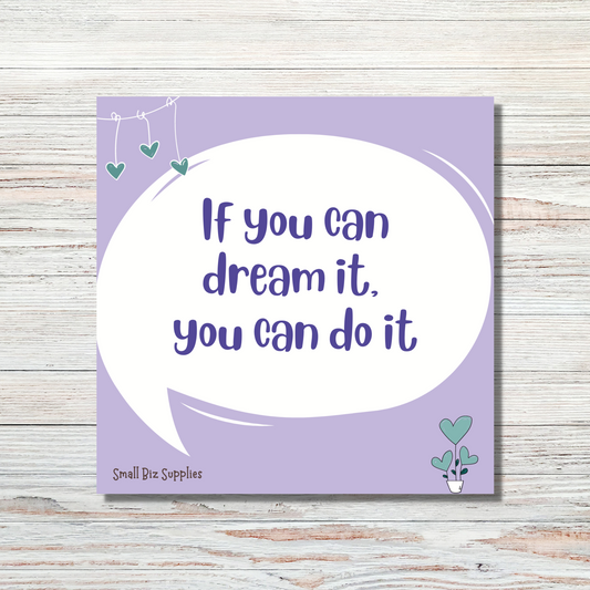 If You Can Dream It You Can Do It Affirmation Cards Pack