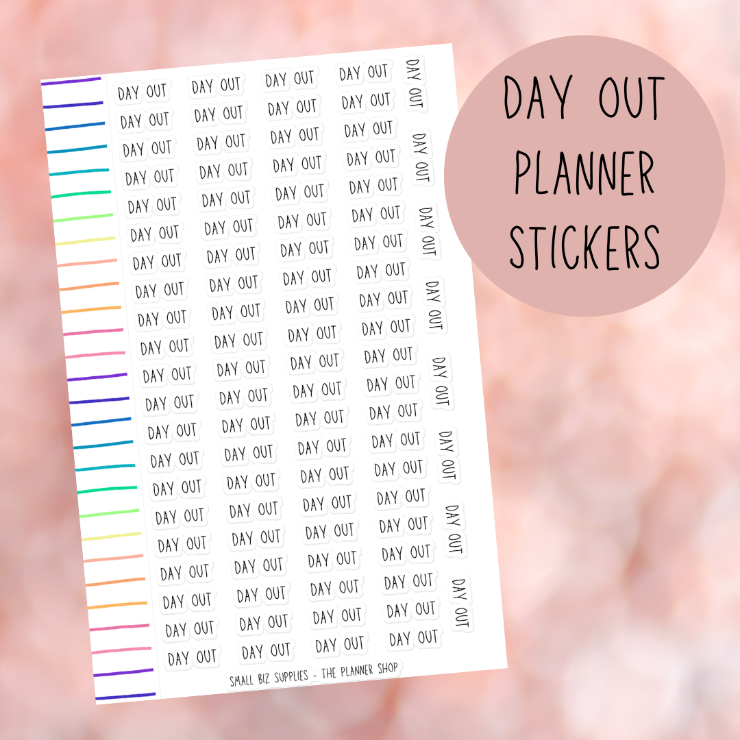 Day Out Planner Stickers