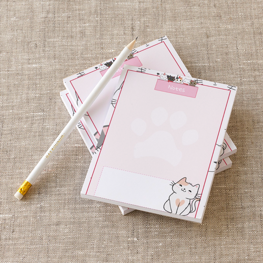 Pink Cats To Do List Notepad