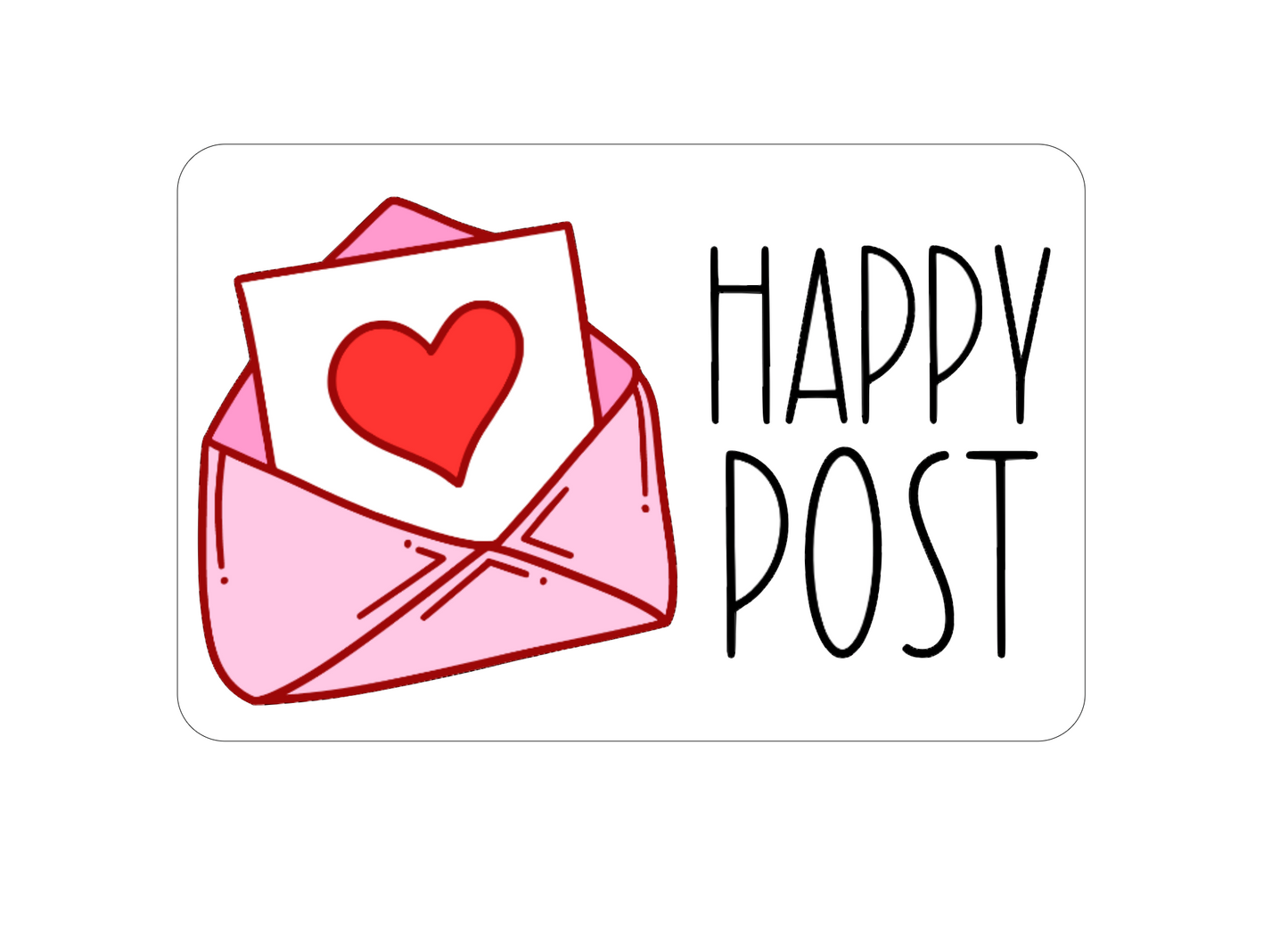 Happy Post Stickers