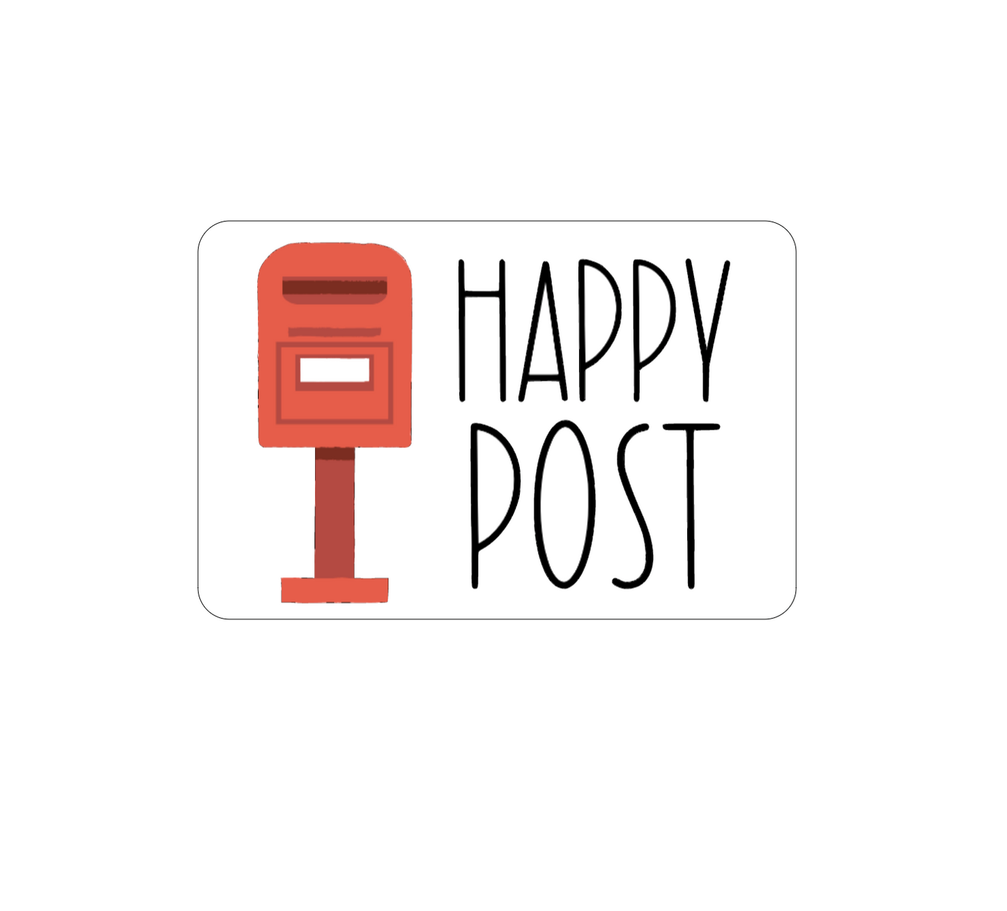 Happy Post Stickers