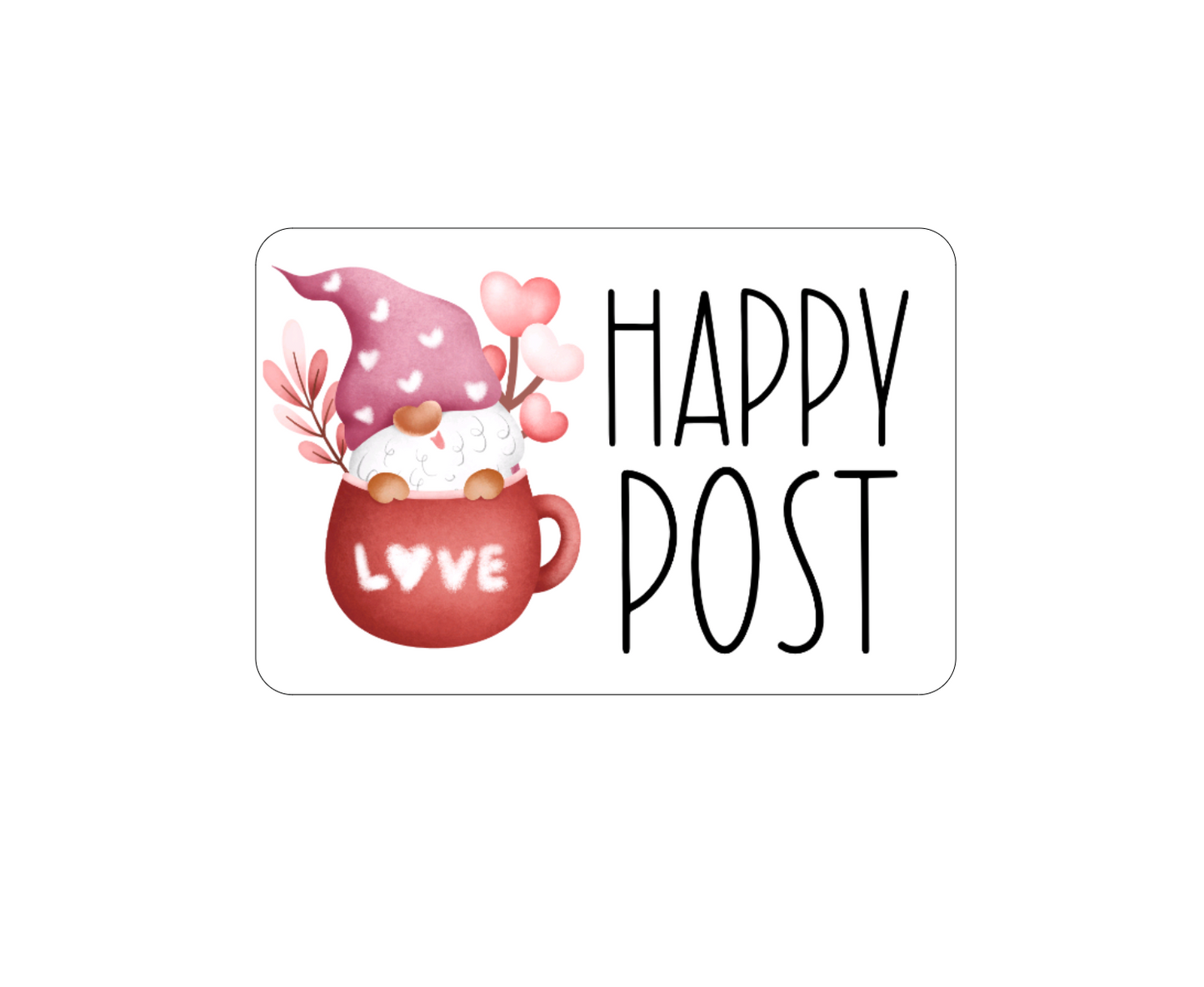 Happy Post Stickers