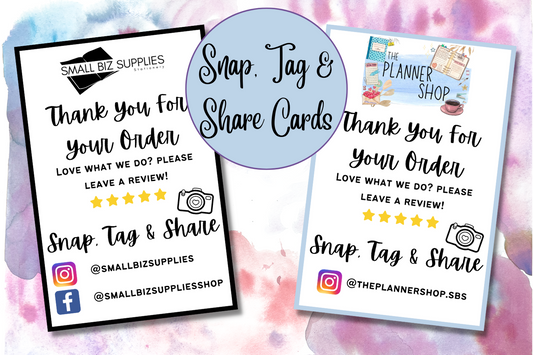 Snap, Tag & Share Cards