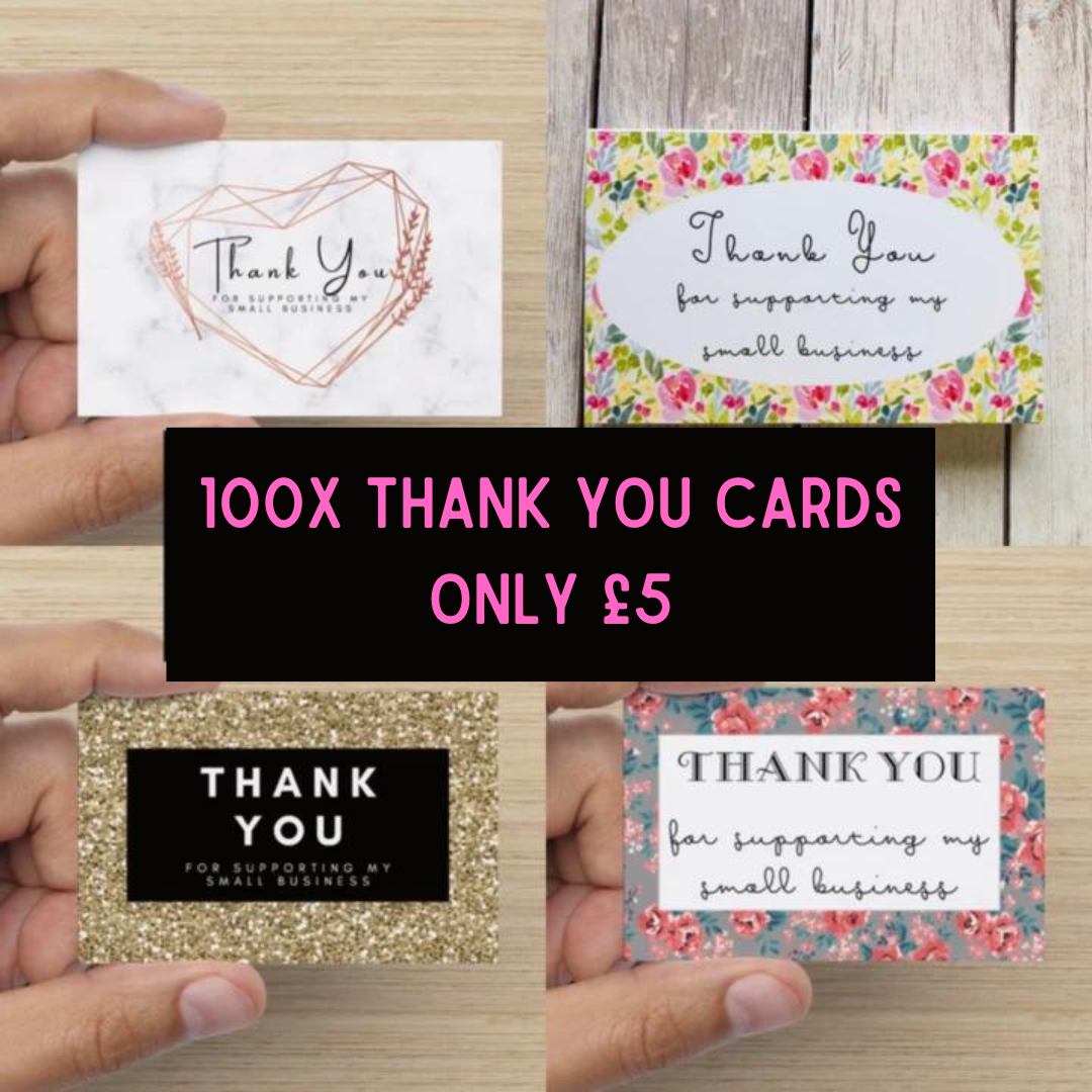Thank You Card Bundle - 100 Cards